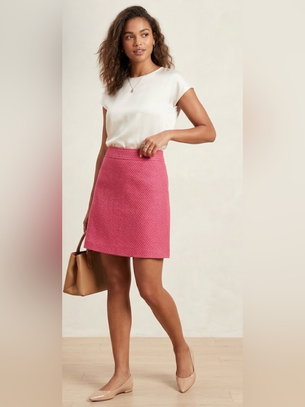 JCrew Classic Pink A-Line Skirt - Size 2